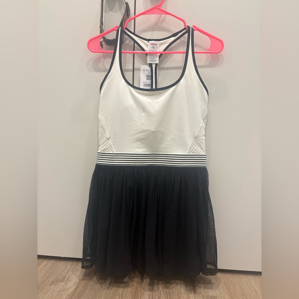 Wilson White and Black Tennis Dress